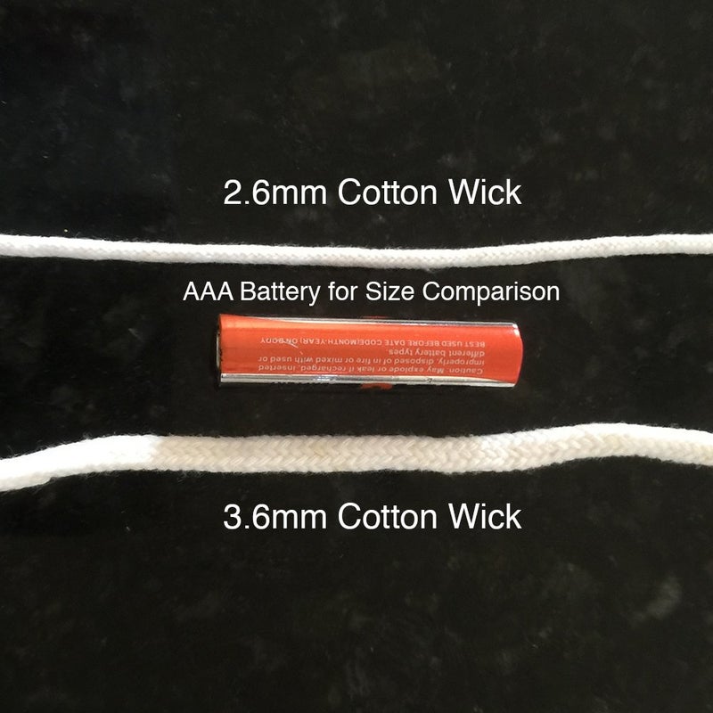 Firefly Brand - 5 Feet of 2.6mm Braided Eco Cotton Replacement Wick for Oil Lamps and Candles for Round Wick Holders - Image 4